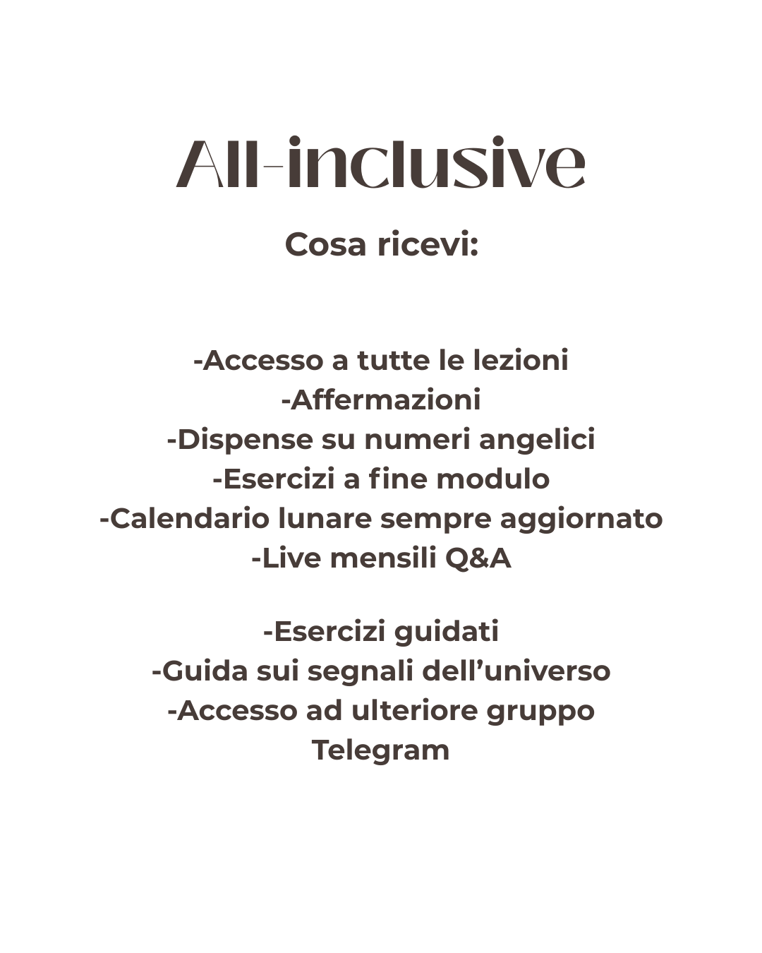 Manifest Mastery School ALL-INCLUSIVE